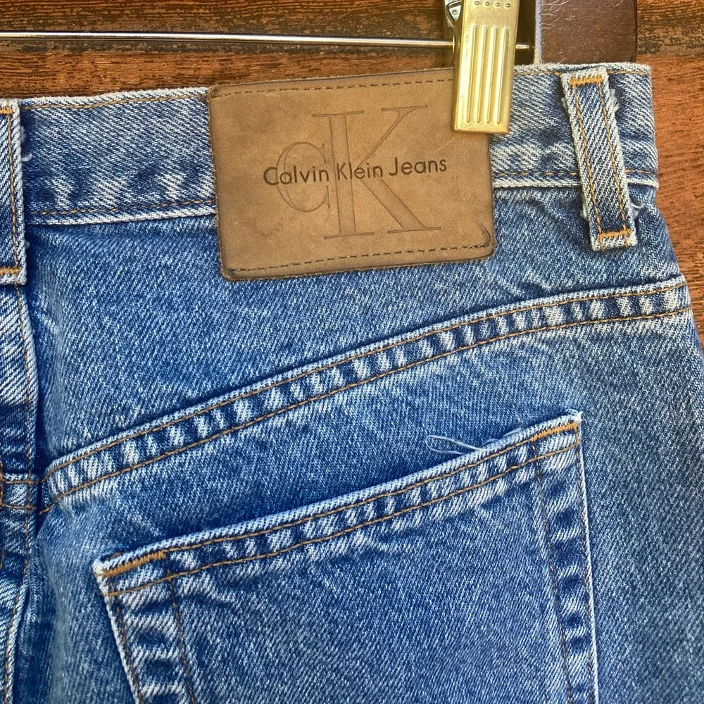 Calvin Klein Straight Classic Blue Jeans - Picture 7 of 8